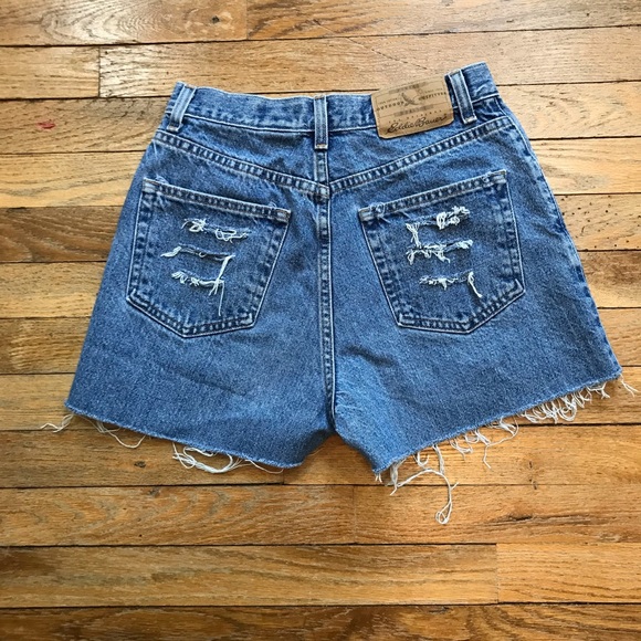 Eddie Bauer Pants - Vintage Cut Off Distress Coachella Jean Shorts
